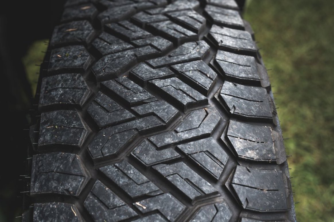 What pattern do you see in the tread blocks? #ReconGrappler