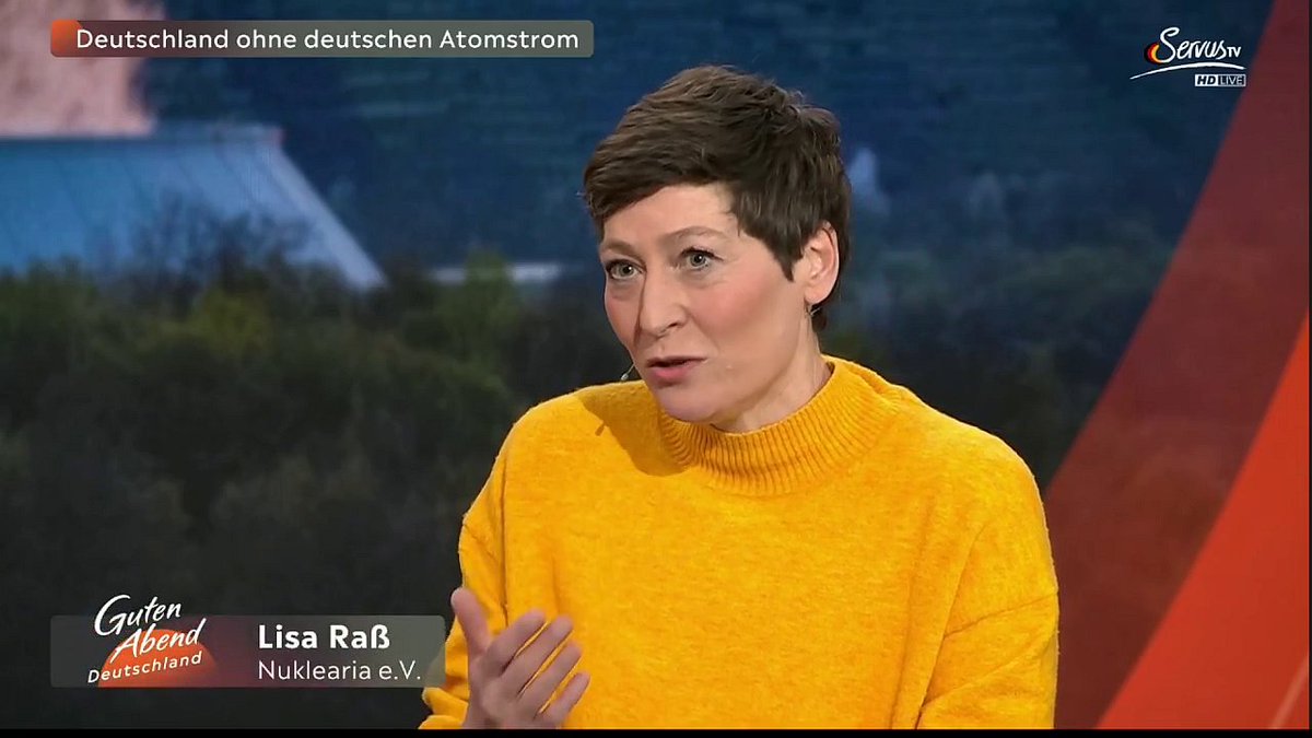»Der Drops ist noch nicht gelutscht«, kommentiert Nuklearia-Vorstandsmitglied Lisa Raß den Atomausstieg bei ServusTV: servustv.com/aktuelles/v/aa….