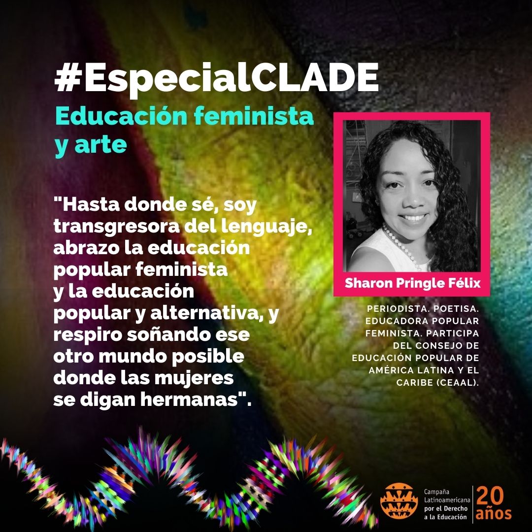 redclade's tweet photo. #EspecialCLADE sobre derecho a la educación desde las diversidades con un recorrido por la región desde un enfoque de derechos humanos.

Este especial cuenta con la participación de Sharon Pringle Félix periodista, poetisa, educadora popular feminista.
👉🏾https://t.co/hJQDtEtfvi https://t.co/RB4cWNUnvy