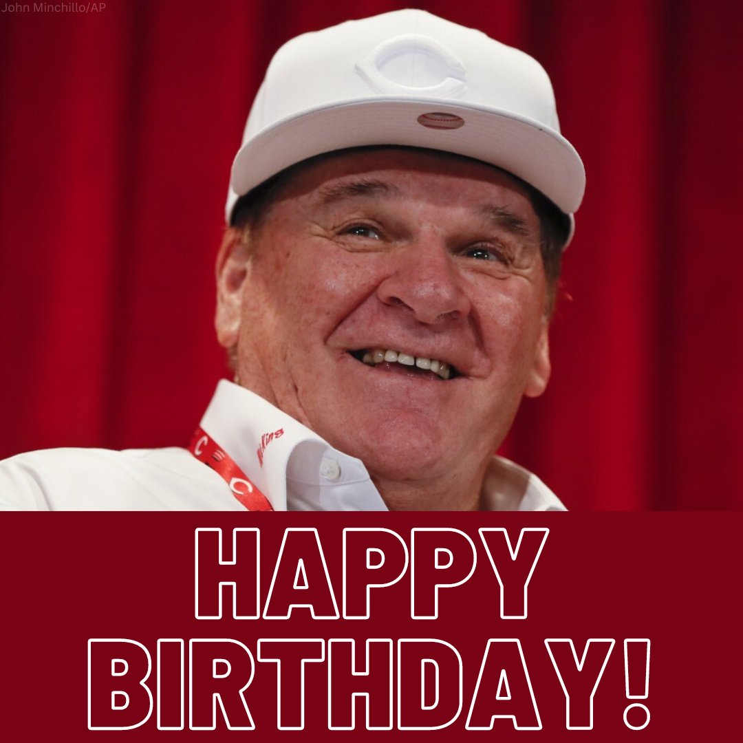 Happy birthday to the Hit King himself! legend Pete Rose turns 82 today 