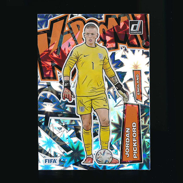 PaniniAmerica's tweet photo. Released this morning on Panini America online and local Hobby Shops, 2023 Panini Donruss Soccer Trading Cards! Take a peak at the base parallels, #ratedrookie and the famous Kaboom inserts! #whodoyoucollect #HobbyBox #TradingCards https://t.co/gORBb1kckr