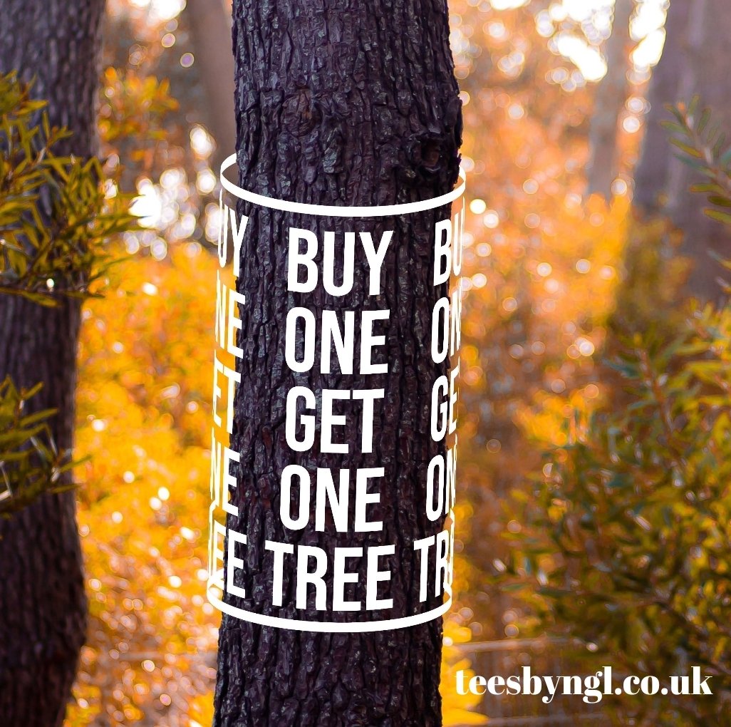 Eco-fashion lovers! This weekend, buy a tee and we'll plant a tree in your name! 🌳🌿👕 Our stylish tees contribute to a greener future. Head to our website and use #buyonegetonetree and #planttrees. Let's make a difference together!  #sustainability #ecofashion #tshirts