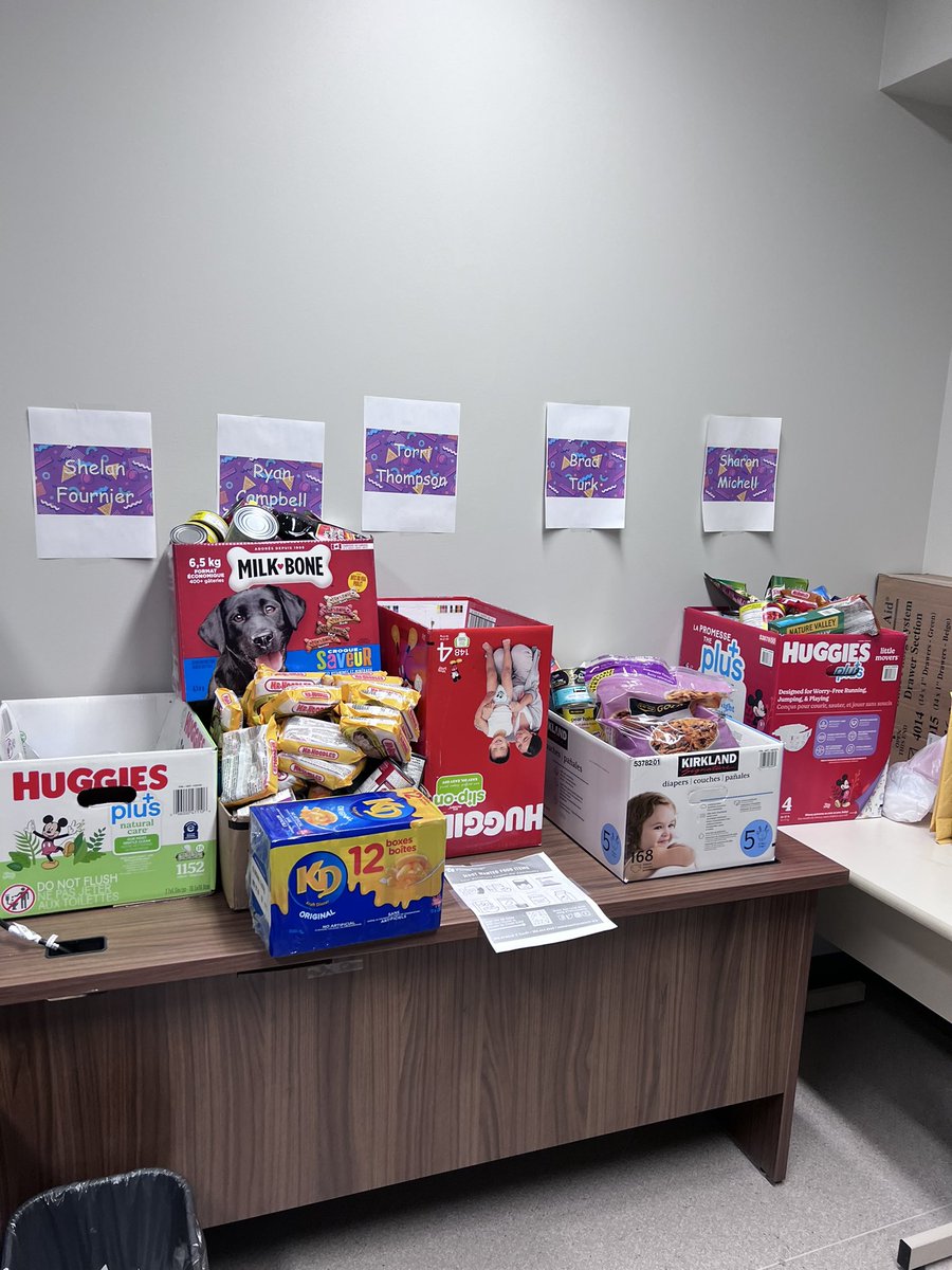 KCampbellMD's tweet image. We had a food drive for #labweek2023. In order to “vote” for someone to get pied in the face, you had to bring a foodbank donation. @RJCampbellMD was the clear winner! 😂😂🥧🥧