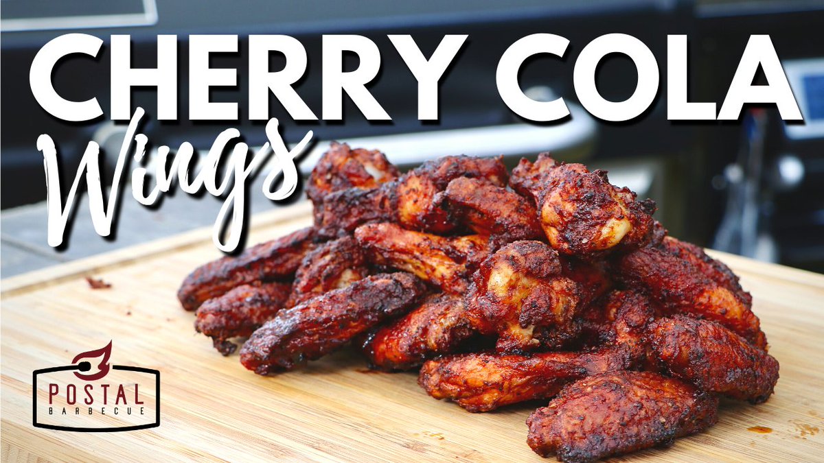 Cherry Cola Smoked Chicken Wings Recipe - How to BBQ Wings youtu.be/2saqGfnhong

#bbq #cooking #wings #chickenwings #recipe