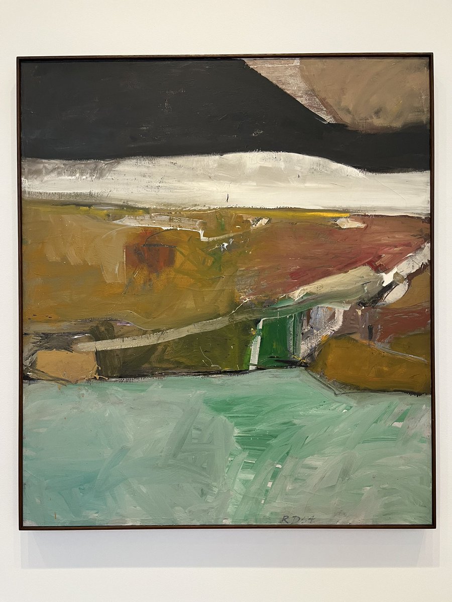 McKinnonDavid's tweet photo. My preference is for figurative over abstract art. For Richard Diebenkorn, I gladly make an exception. His work wonderfully catches the California landscape. @CantorArts #AndersonCollection https://t.co/f1IXKGRMTp