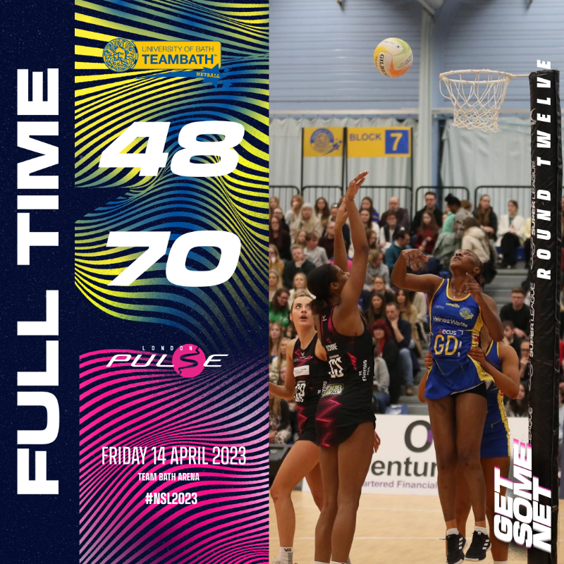 NetballSL's tweet photo. 🔝@Pulse_Netball rise to the top
🛬@SevernStars return home victorious
🏰The @thundernetball fortress remains in tact
It was a triple treat for #FridayNightNetball with movement at the top of the table once again 🔀
#GetSomeNet | #NSL2023