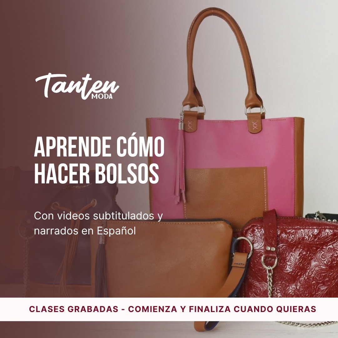 TantenModa's tweet photo. 🌟👜 Aprende a hacer bolsos y carteras de cuero con el curso online de Tanten Moda 🎓💼 Videos subtitulados y narrados en español 🎬🎤 Clases grabadas para que aprendas a tu ritmo ⏳🏠 

https://t.co/r4UkFXQhHZ https://t.co/lICxdrjKqT