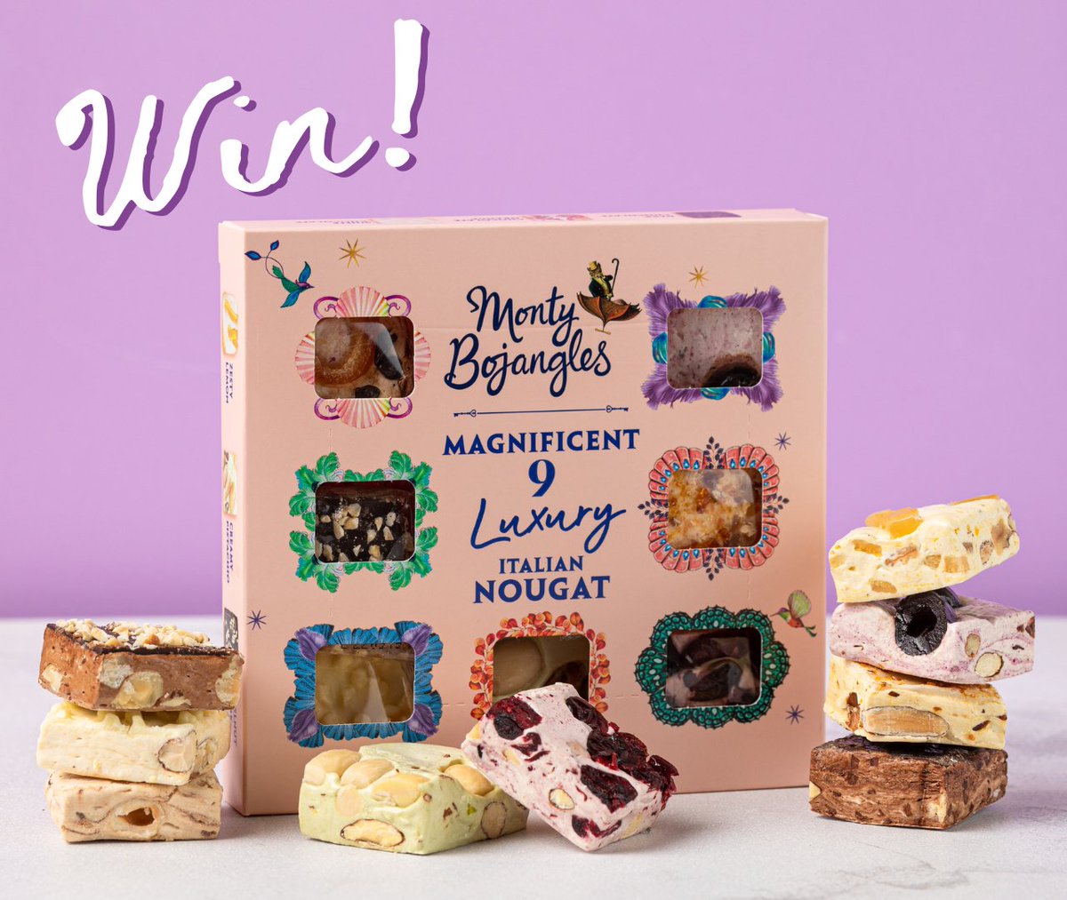 Hello #FreebieFriday!✨ FOLLOW and RETWEET to be in with a chance of #winning Monty's new delicious Nougat creations!

T&amp;Cs apply. Competition ends 11:59pm on 21st April.