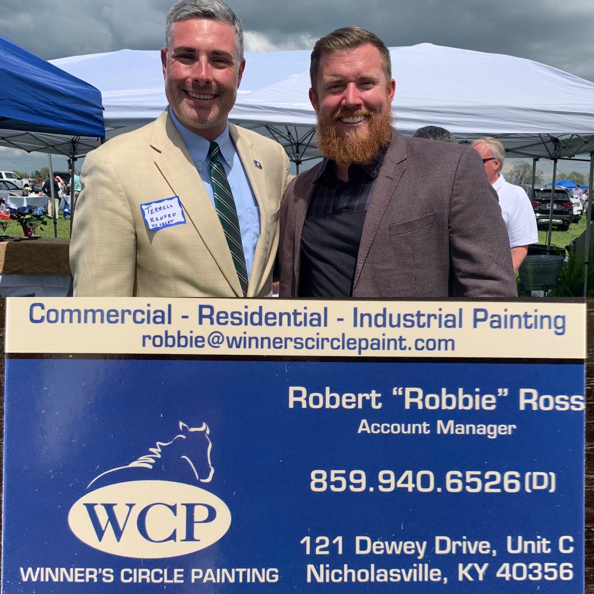 Great seeing my friend the hard throwing left hander @mlb veteran <a href="/Ross_108/">robbie ross</a>. Check him out for Commercial-Industrial-Residential Painting needs.