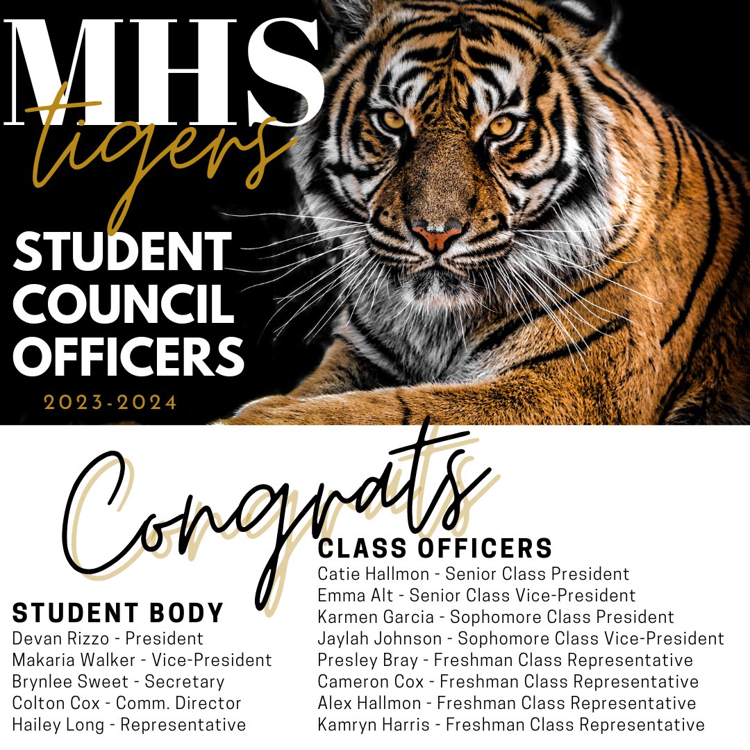 Congrats to our new crew of officers!!