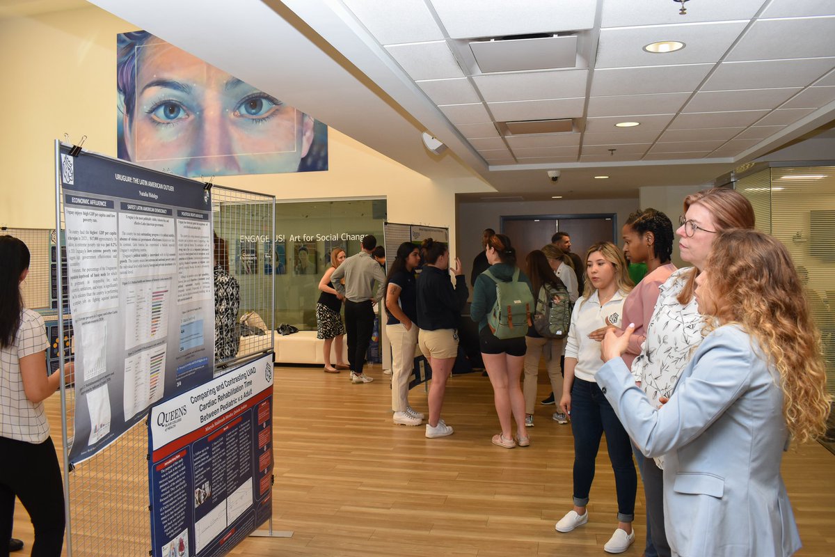 QueensUniv's tweet photo. At the intersection of research and creativity, #RoyalsRise.

Today at Marking Excellence, students presented about a variety of topics they have had the opportunity to explore throughout the school year. From research posters to art projects, here's a glimpse into the showcase! https://t.co/sLIarZElYI