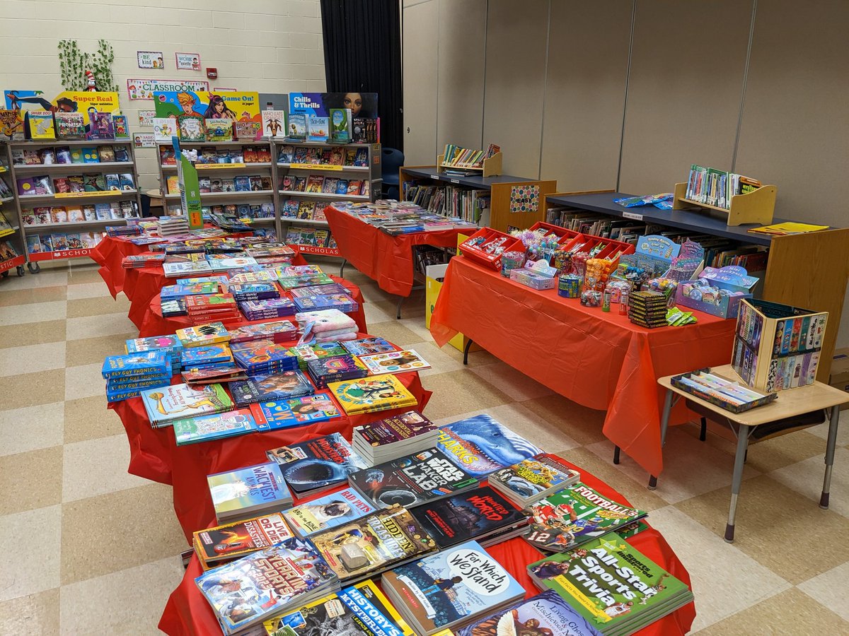 We're excited for our Scholastic Book Fair next week at <a href="/Creekvw_Tweets/">Creekview Elementary</a>! So many cool books &amp; everything, including the $5 &amp; under table is BOGO 🤯 If you haven't created an e-wallet for your student, you can use this link scholastic.com/bf/creekviewel…

#middierising #cvbettertogether