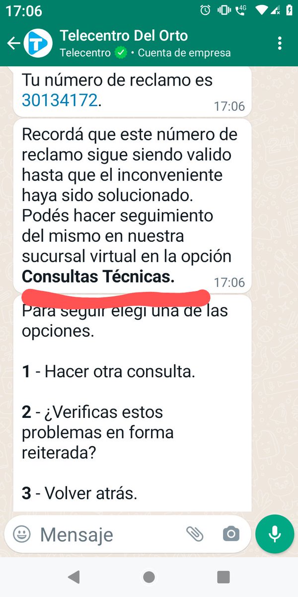 solnu15's tweet photo. Entonces @TeleCentroAyuda @TeleCentroAr , les escribo por wapp y me dicen esto: https://t.co/5jtmY6TE5t