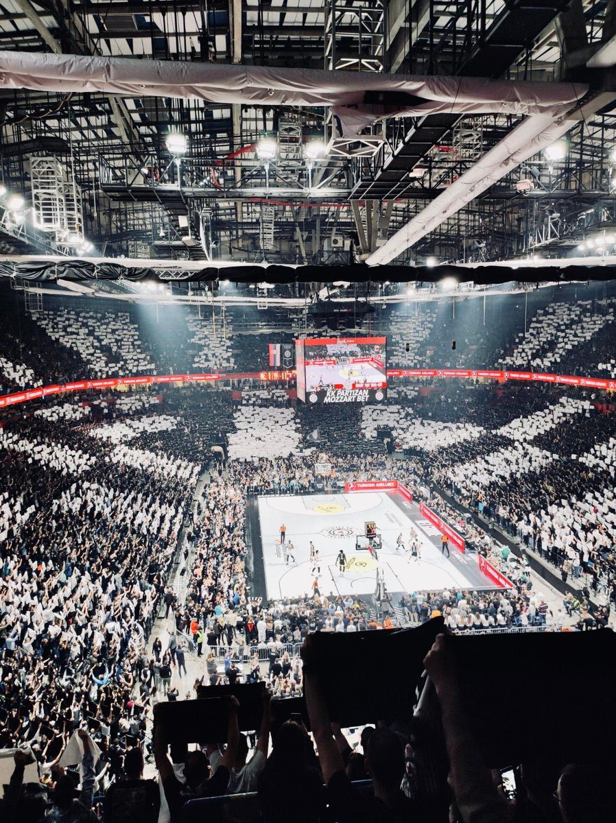 valiapilianidi on Twitter "Hats off PartizanBC fans 🙌🏼 Basketball in