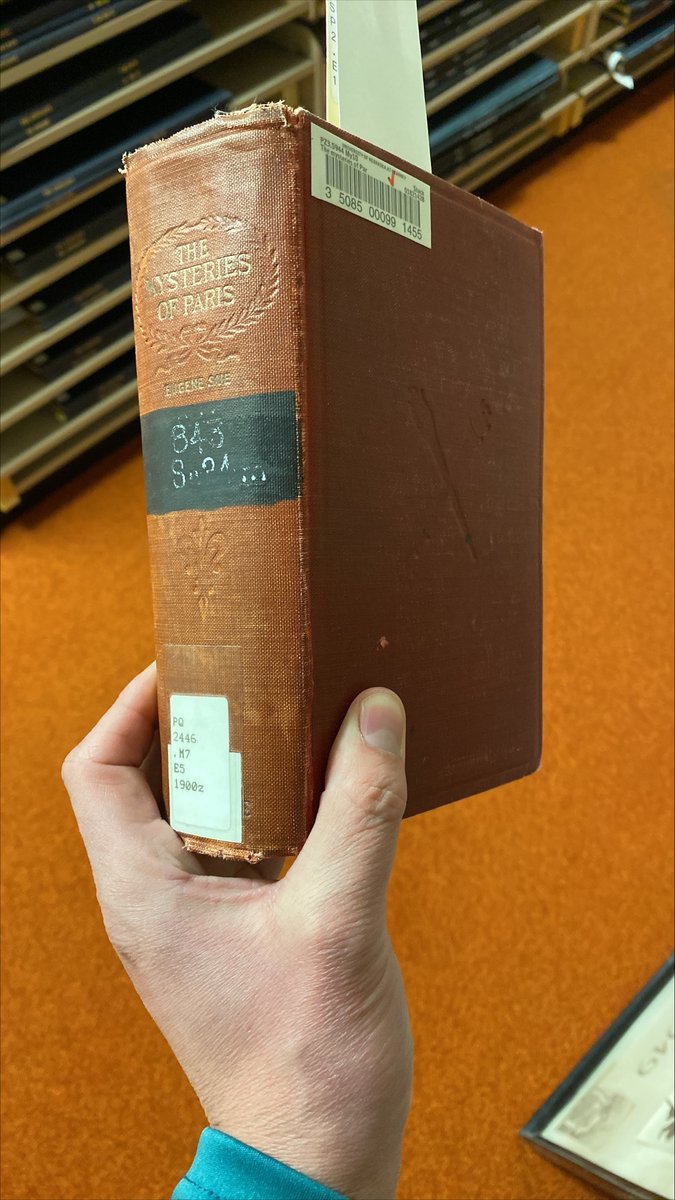 We're feeling literal...one of our archives mysteries is The Mysteries of Paris, a translation of a 19th c. French story.
unk.primo.exlibrisgroup.com/permalink/01UO…
#ArchiveMystery #Archive30