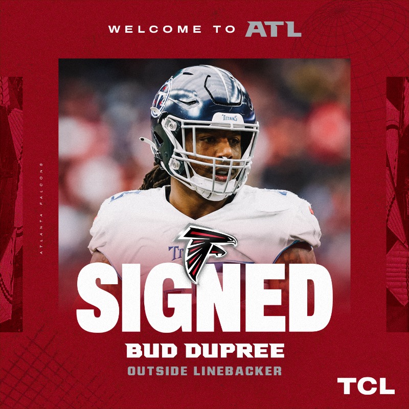 AtlantaFalcons's tweet photo. ATL's newest Bud!