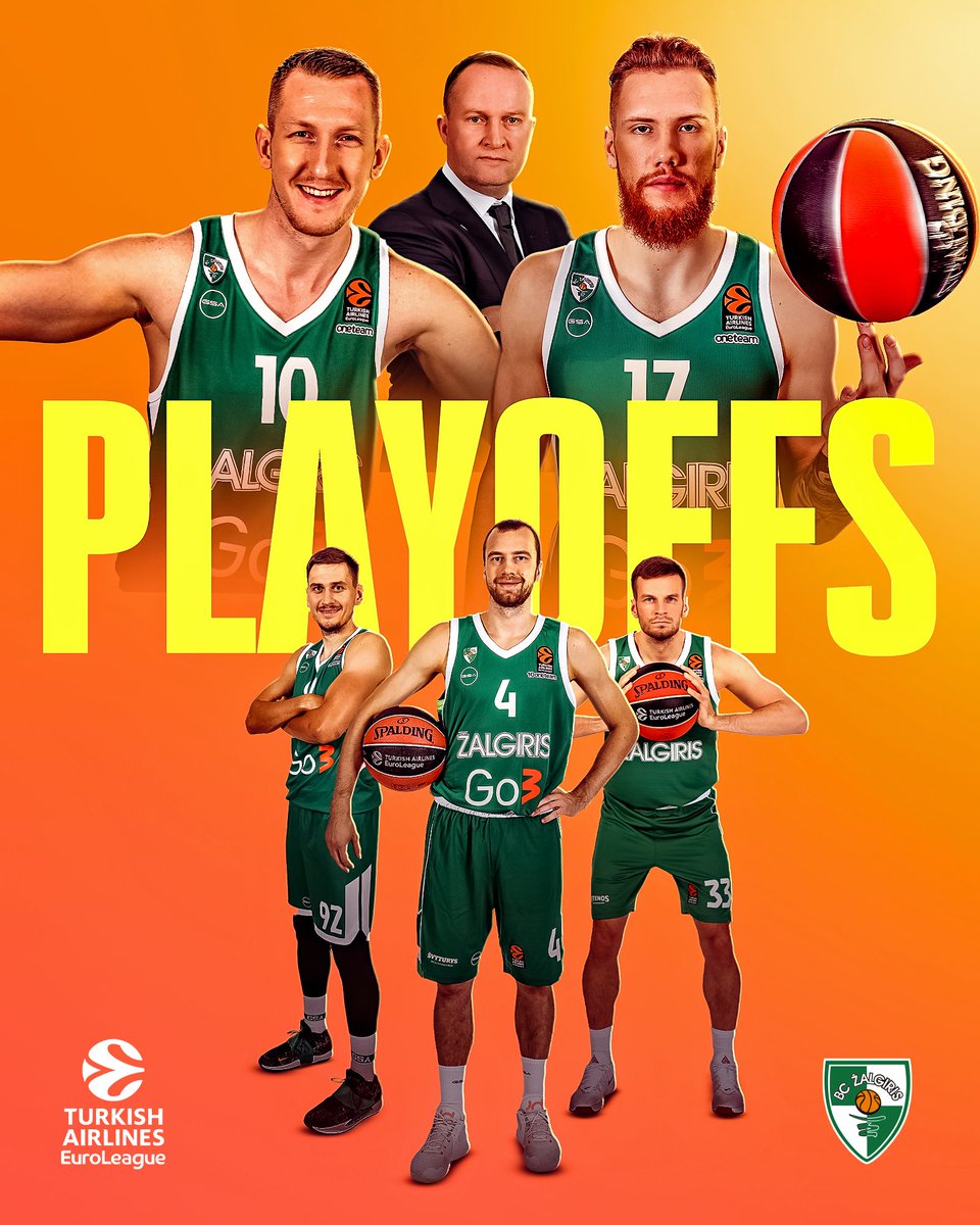 .<a href="/bczalgiris/">BC Zalgiris Kaunas</a> did not miss their ticket to the post-season🟢🟢

We'll see you in the playoffs 👀

#EveryGameMatters