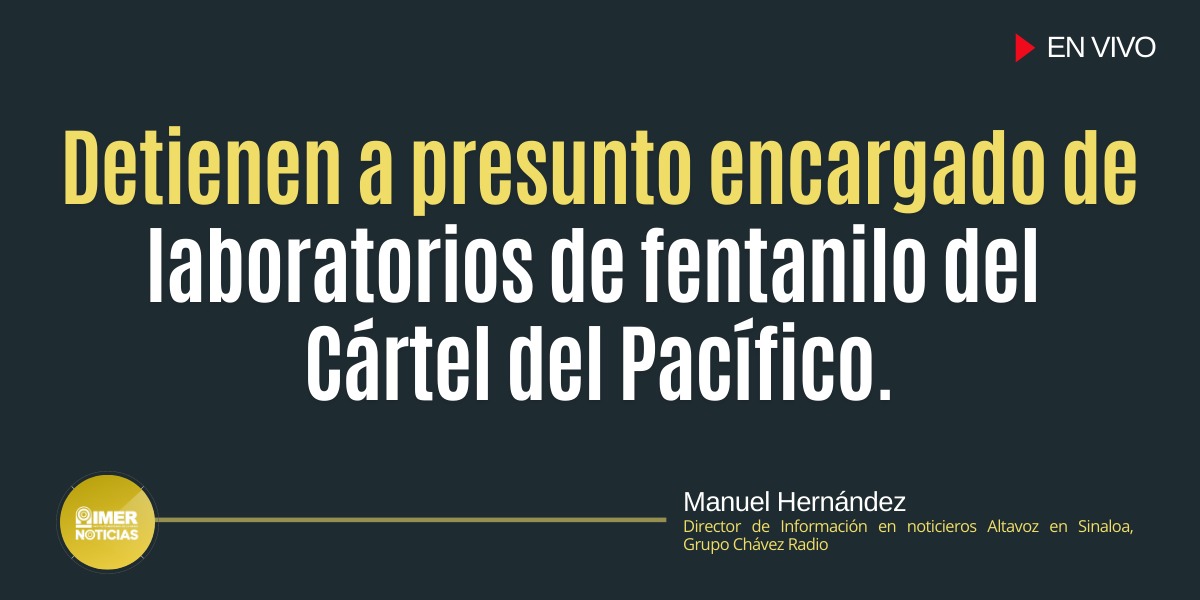 IMER_Noticias's tweet photo. 📡 #AlAire || El operativo en el que fue detenido César Osvaldo “N”, presunto operador del Cártel del Pacífico, comenzó el martes pasado.

@manuelaltavoz, director de Noticieros Altavoz en Sinaloa, nos cuenta.

▶️: https://t.co/ZOKYLxqahy
#TodasLasVoces https://t.co/jncwfvnJWK