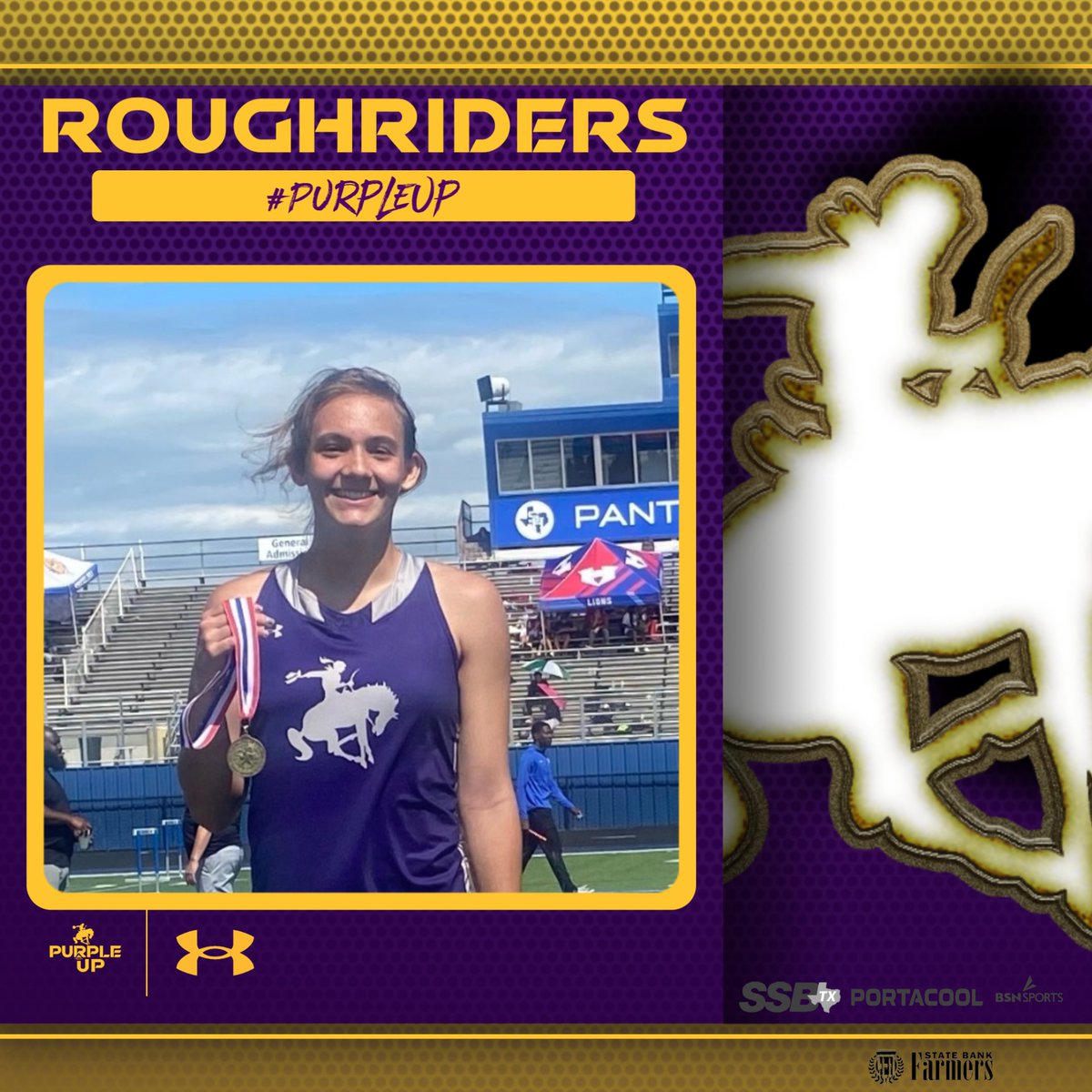 RidersAthletics's tweet photo. Congratulations to Kaylee Cox as she advances to the Area Meet as the District Champion in the 100 meter dash. She also advances to Area as a member of the 4x100 and 4x200 Relay teams. https://t.co/k2hwNv4SnW