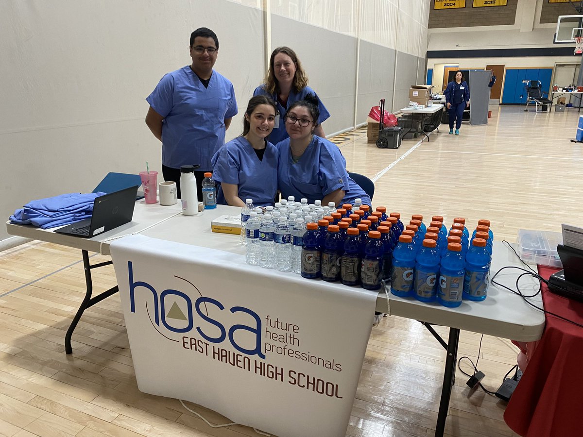 Awesome job <a href="/EastHavenHOSA/">EHHS HOSA</a> students! I know you made an impact on supporting our community today with your blood drive!