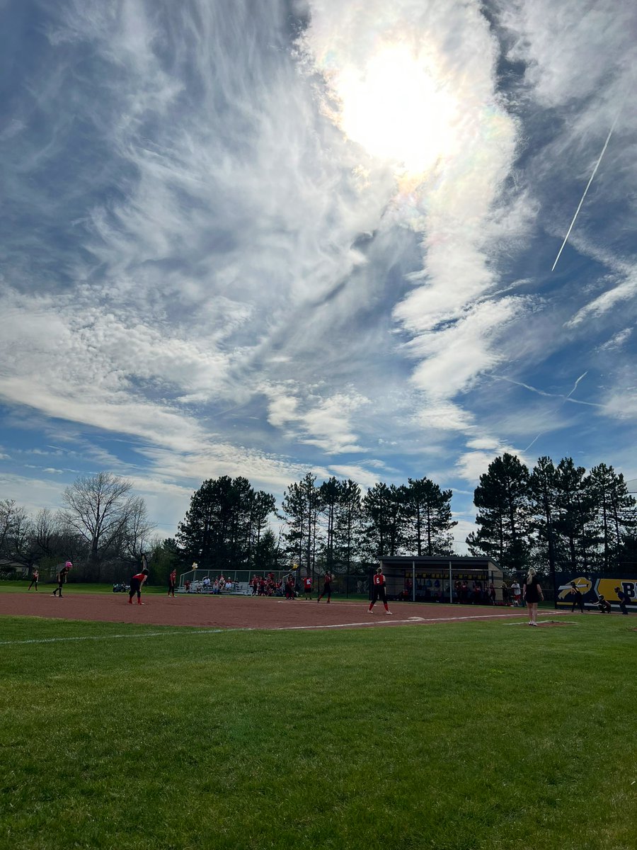 80 degrees at the new <a href="/BisonAthletics/">Bison Athletics</a> softball stadium!