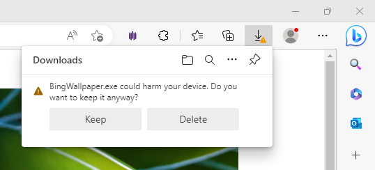 fredless's tweet photo. hey thanks for looking out, @MicrosoftEdge https://t.co/mpbeMl9D5O