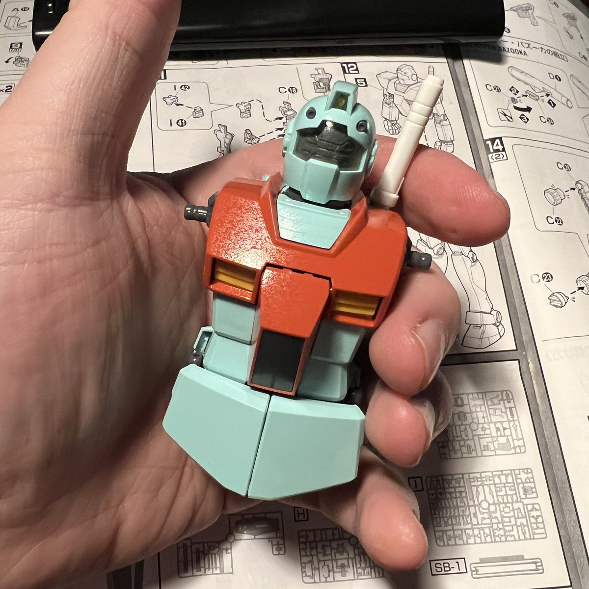 OkinaOka's tweet photo. Minty Green Goodness…
 
#rgm79gm #gundam #gunpla #mg #mastergade #efsf #oneyearwar #uc079 #mobilesuitgundam 
 #ガンダム #ガンプラ https://t.co/JADCXeIURp