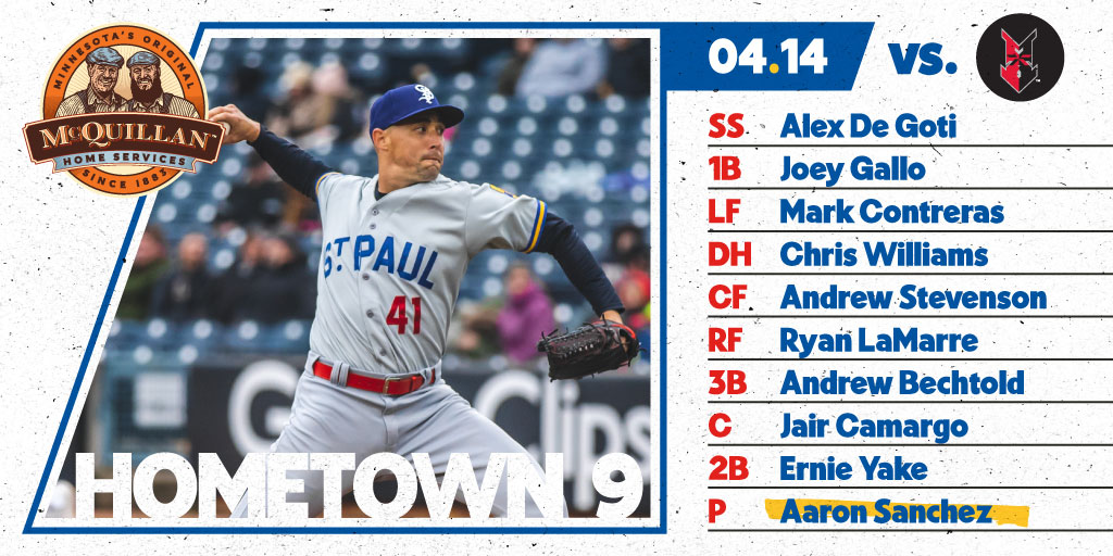 Looking for a series win in game 4 of a 6-game set in Naptown. <a href="/JoeyGallo24/">Joey Gallo</a> on Major League rehab hits second in our <a href="/McQuillanBros/">McQuillan Bros</a> Hometown 9. Tune in on <a href="/KFANPlus/">KFAN Plus</a>, download the <a href="/iHeartRadio/">iHeartRadio</a> app or listen here: kfanplus.iheart.com