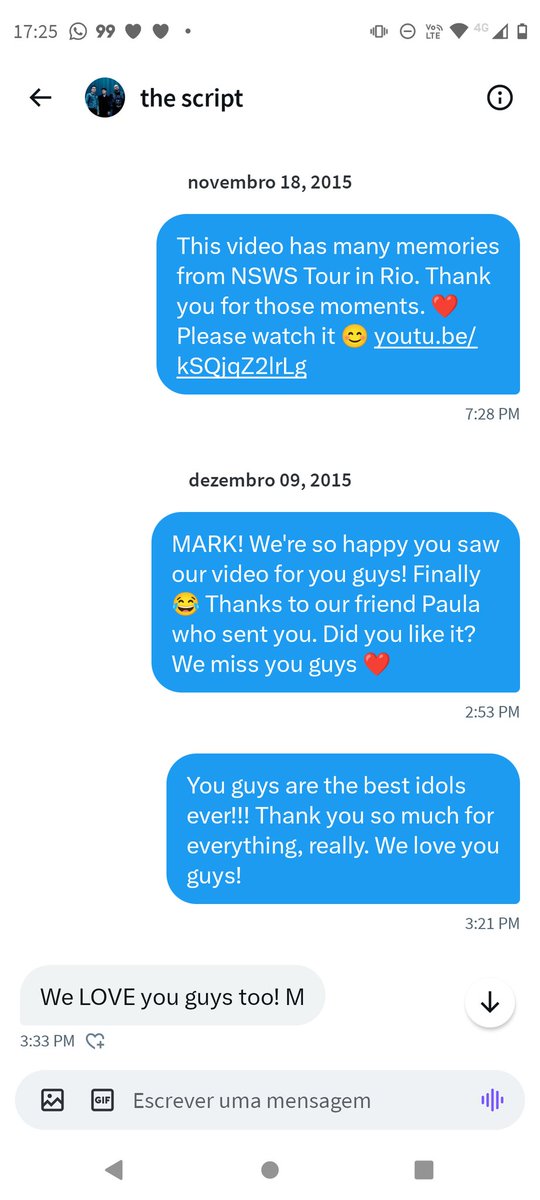 BrasilTheScript's tweet image. Sempre que o Mark interagia conosco era expressando atenção e carinho. É essa lembrança que temos dele, um cara generoso, atencioso, super talentoso e querido com a família The Script do mundo todo 💚