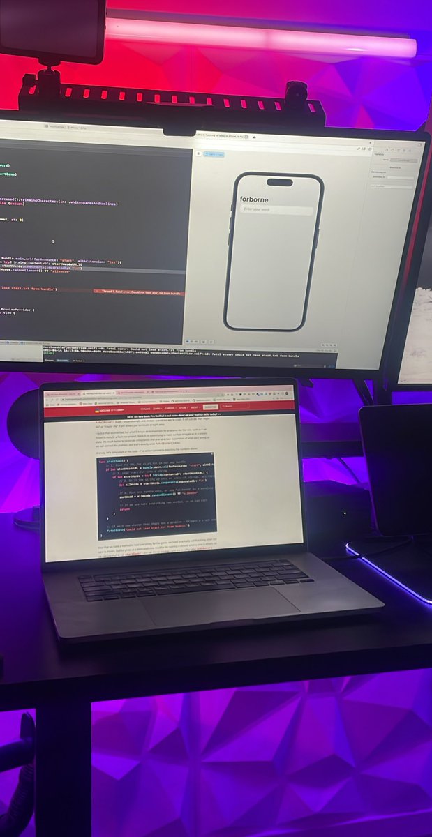 techwithlandon's tweet image. Currently on Day 29 of 100 days of #swiftui.
✅Learned how to run a function when a view mounts with the onAppear modifier 
✅Learned how to access files that are in my my project using Bundle.main.url 
✅Learning about cool ways that SwiftUI can handle strings

#buildinpublic