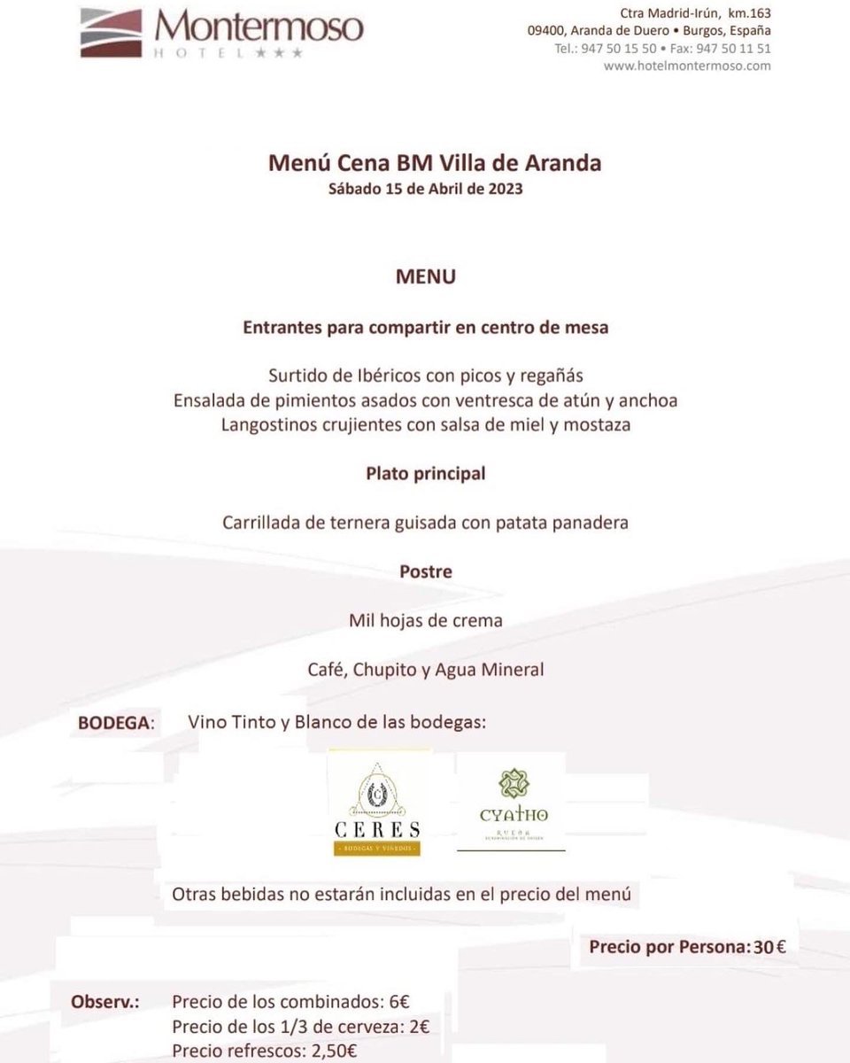 GALA BENÉFICA |

Después de 4 años éste sábado volveremos a disfrutar tod@s junt@s

No te quedes sin tu ticket🐥🐥

Mañana pondremos a la venta los últimos tickets en Estanco López hasta las 14:00

#estamosentuADN