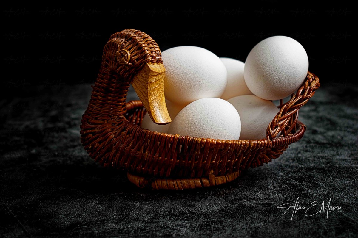You know what they say, 'don't keep all your eggs in one basket!' Prints available. Cheers for now.🙂 #eggs #prints #finartphotography #wallart #decor #original #photography #photographymasterclassmagazine #AlanEMason #photographer #Twitter