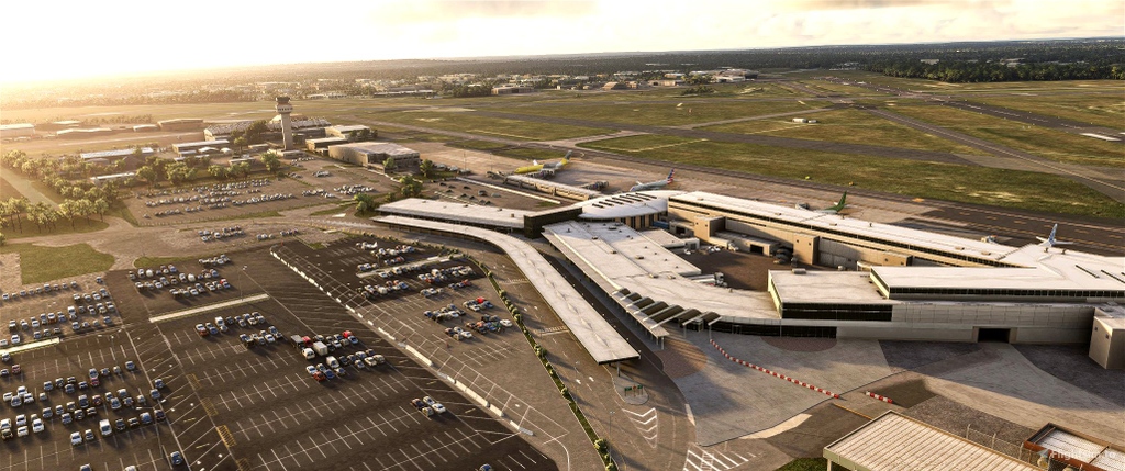 flightsim_to's tweet photo. 🇺🇸 Check out the latest release from FLY 2 HIGH! Long Island MacArthur Airport is now available for #MicrosoftFlightSimulator, featuring highly detailed airport facilities and realistic lighting. Get ready for an immersive airfield! https://t.co/znjprGSS4Z #FLY2HIGH https://t.co/bRv86pkOb5