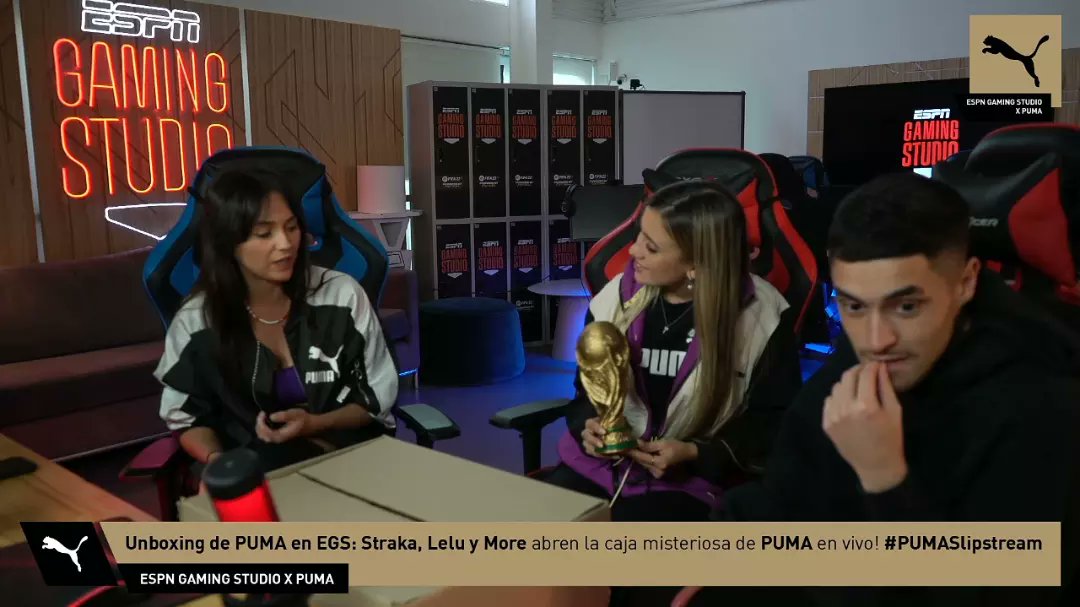 Morebeltran_fc's tweet photo. Rapunzel hoy en el stream de ESPN GAMING STUDIO junto a Lelu Mendy y Straka.
#PUMASlipstream https://t.co/oYxckFKP0O