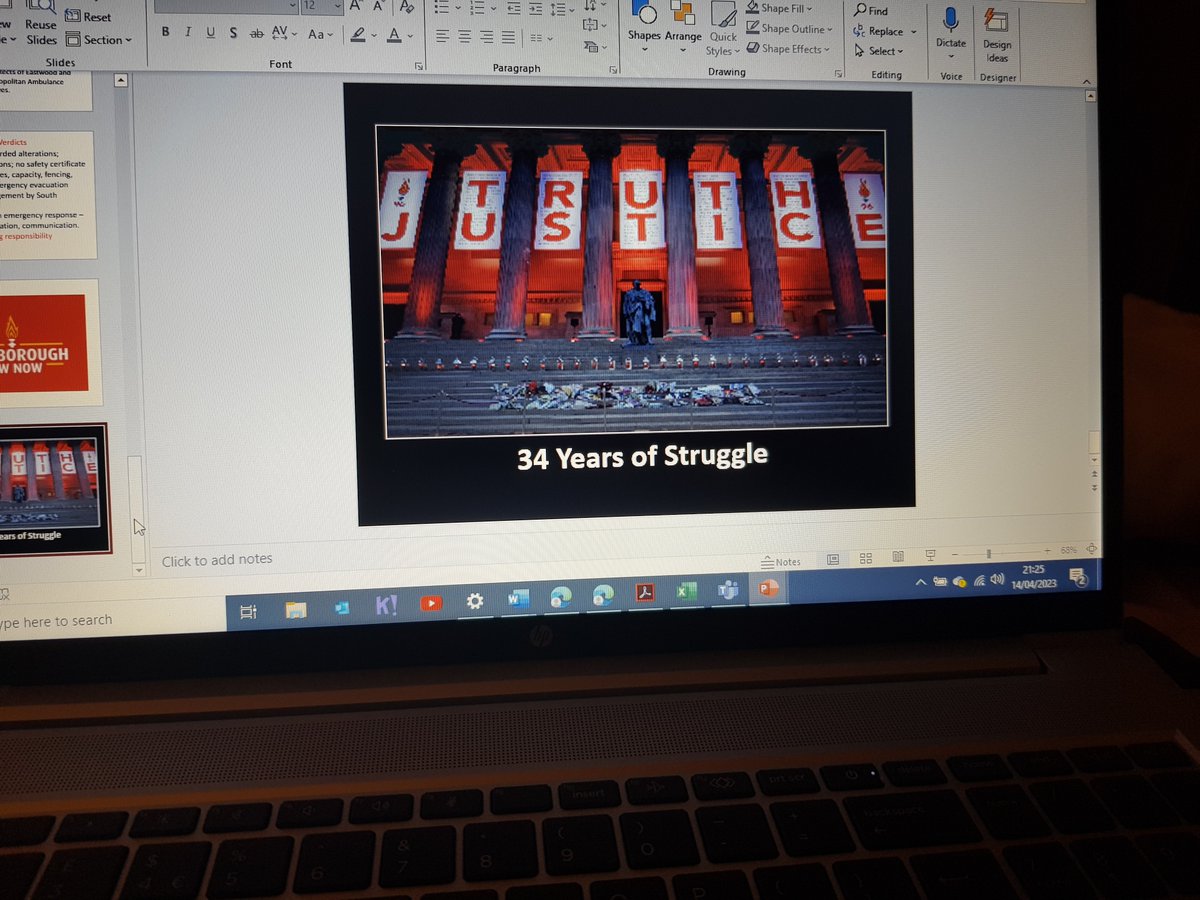 Approaching 34 anniversary of Hillsborough my thoughts are with the families of the victims & survivors.

As a criminologist born/lived in #Liverpool I teach my students about the injustice Hillsborough. Changing this tonight to 34 years 💔

#LFC #YNWA #JFT97 #HillsboroughLaw