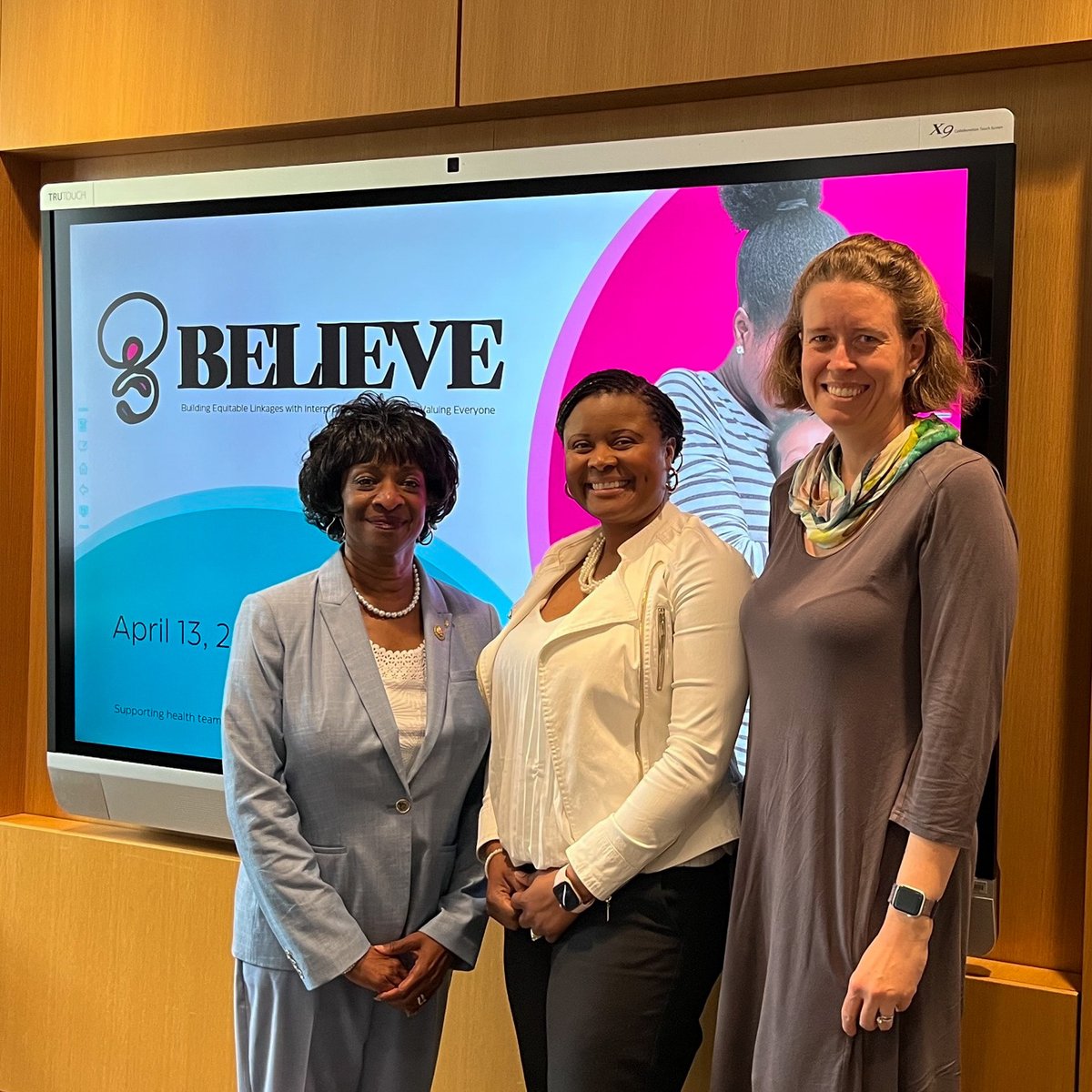 This #BlackMaternalHealthWeek, I visited with members of <a href="/UNC/">UNC-Chapel Hill</a> &amp; <a href="/NCATSUAggies/">North Carolina A&T</a>’s Project BELIEVE.

This vital project aims to find solutions to overcome the maternal health care disparities we face and improve maternal care teams for every birthing person.
