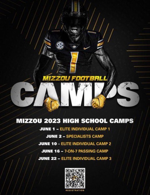 Thank you <a href="/CoachOlivo/">Brock Olivo</a> and <a href="/MizzouFootball/">Mizzou Football</a> for the invite to the specialist camp!

<a href="/FbRichmond/">RichmondRaidersFB</a> 
<a href="/TheChrisRubio/">Rubio Long Snapping®</a>