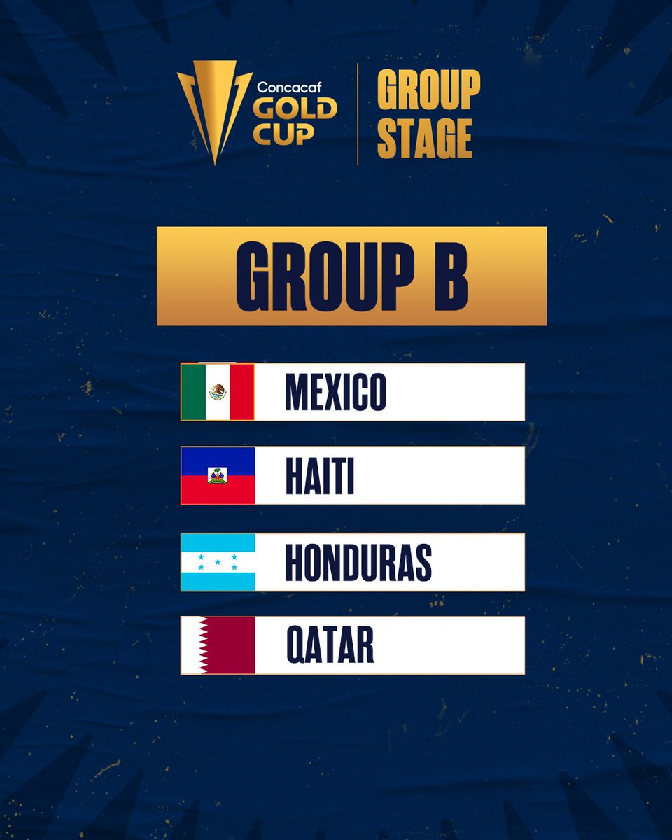 GoldCup's tweet photo. Group B 🥹 https://t.co/LiRZgLFksA