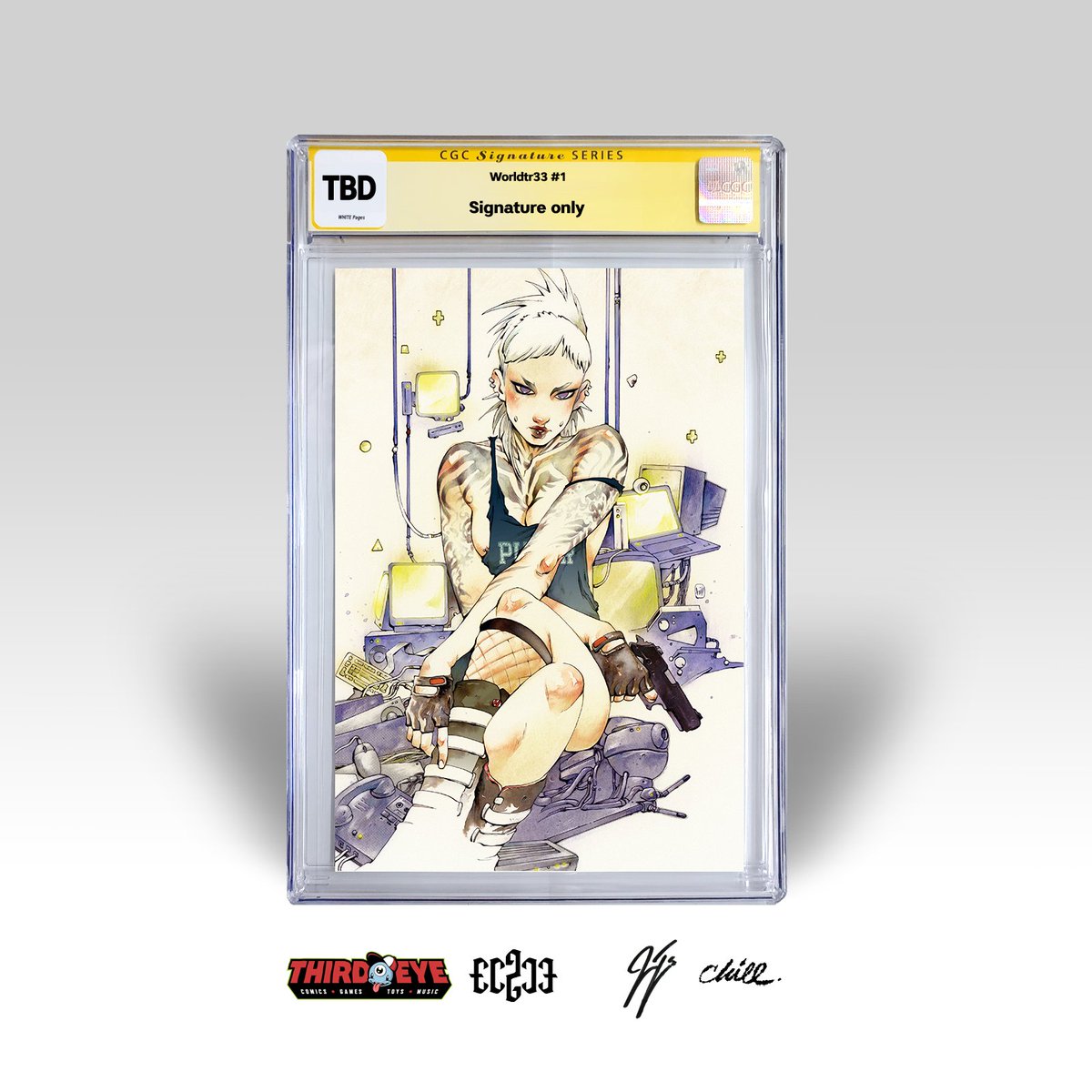 ecgcecomics's tweet photo. Let's do SOMETHING FUN.

Like + Retweet THIS POST (must retweet with hashtag #w0rldtr33)

Winner will get a CGC SS copy of @chumahill's SOLD OUT w0rldtr33 covers!

Will let this run for a week! 

DO NOT SLEEP ON THIS SERIES!

@JamesTheFourth @FdoBlanco @ImageComics https://t.co/9fmm0Dheof
