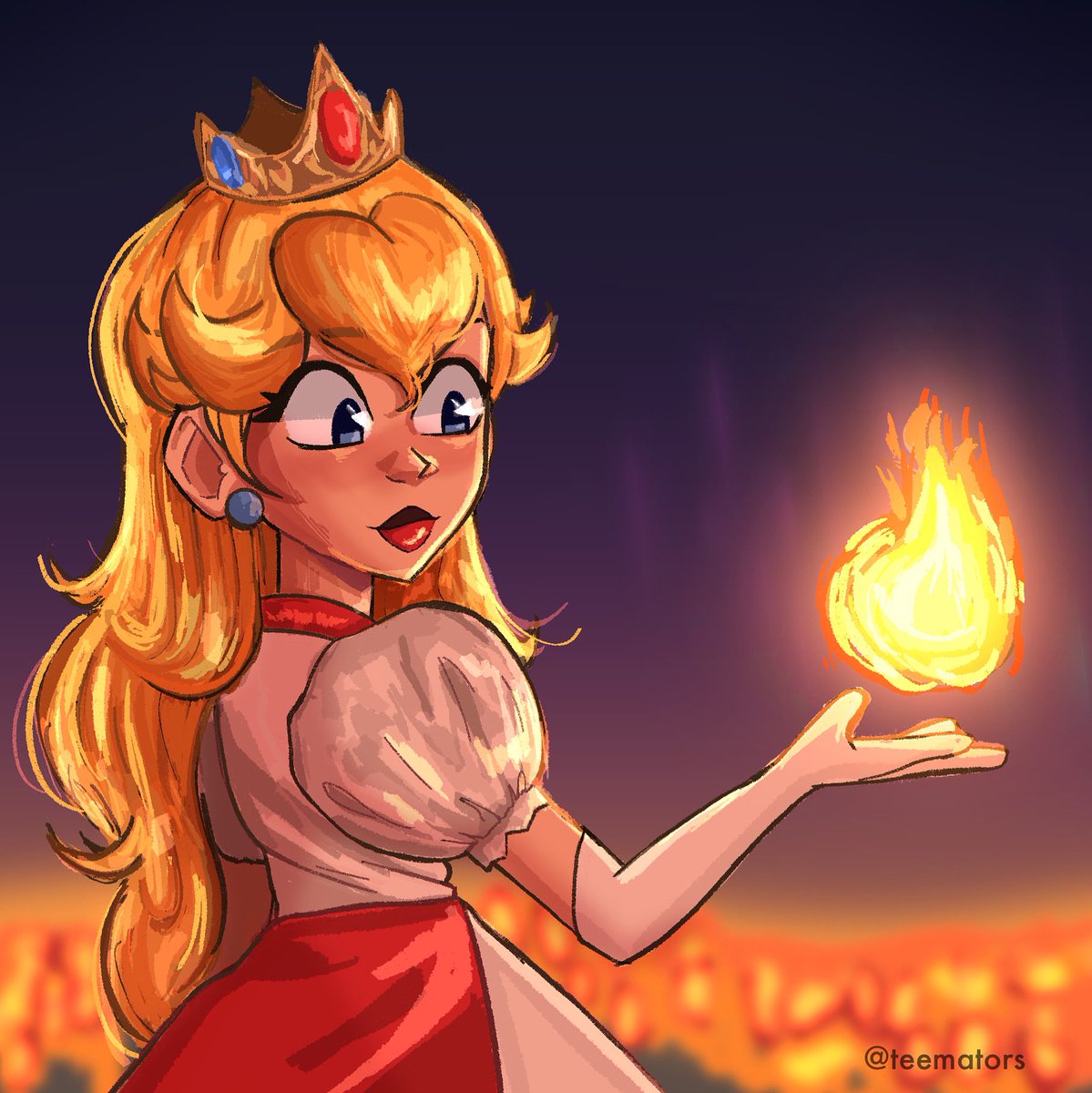 Flame powered Peach🧡
#mariomovie #SuperMarioBrosMovie #PrincessPeach #Nintendo #PrincessPeachFanArt #mariomoviefanart #supermariobros