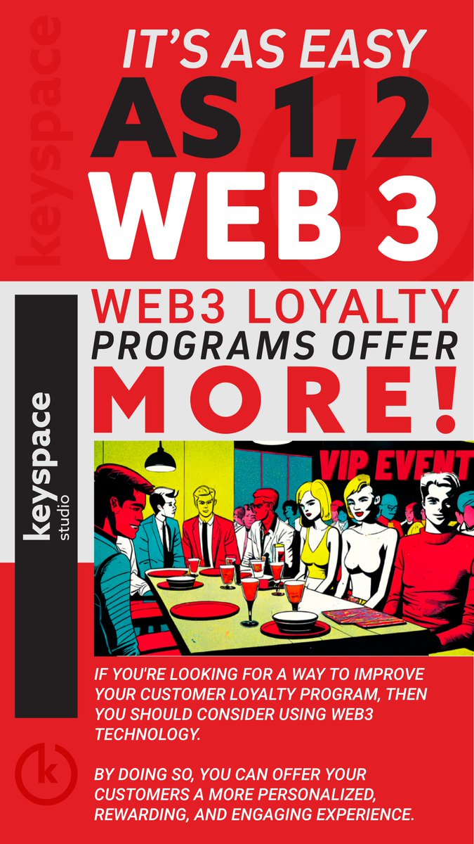 KeyspaceStudio's tweet photo. #Web3 is the future of loyalty programs, and #starbucksodyssey is leading the way! ☕️
.
Expand the images to see how you can be like @starbucks and build loyalty with Web3. https://t.co/AQsDreUFTp