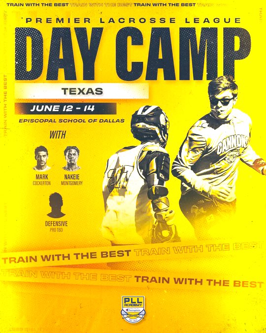 Dexter Goode (@coachgoode3) on Twitter photo <a href="/PLL_Academy/">PLL Play</a>
📅June 12-14
📍 Episcopal school of Dallas
🚨Special guest from the <a href="/PLLRedwoods/">California Redwoods</a> <a href="/naklemore/">Nak Mont</a> &
<a href="/markcockerton41/">mark cockerton</a> of the <a href="/PLLCannons/">Boston Cannons</a>
Use Discount code: DDLAX20
Don’t miss out on this opportunity it’s going to be Epic 🤙🏾 <a href="/PLL_Academy/">PLL Play</a>
📅June 12-14
📍 Episcopal school of Dallas
🚨Special guest from the <a href="/PLLRedwoods/">California Redwoods</a> <a href="/naklemore/">Nak Mont</a> &
<a href="/markcockerton41/">mark cockerton</a> of the <a href="/PLLCannons/">Boston Cannons</a>
Use Discount code: DDLAX20
Don’t miss out on this opportunity it’s going to be Epic 🤙🏾