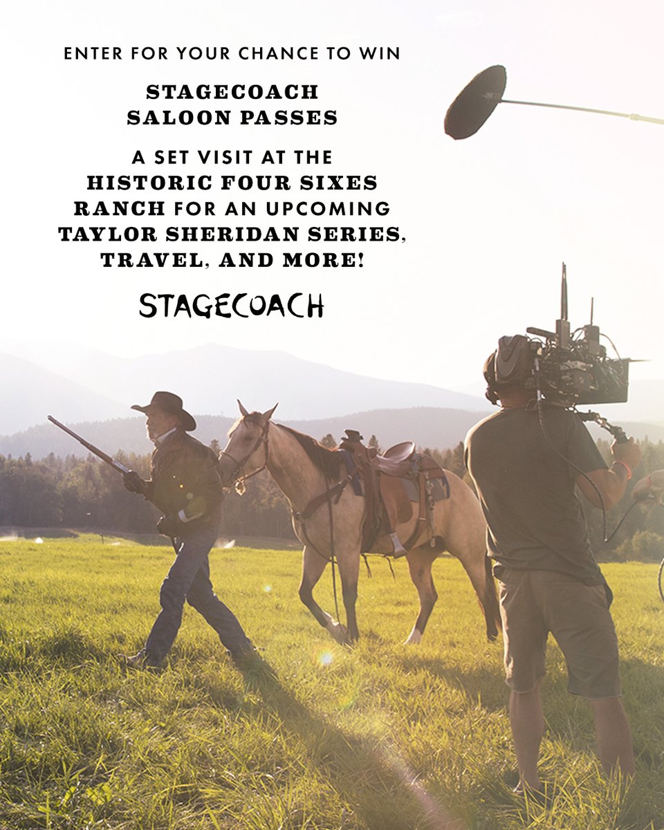 Y’all ready for a real <a href="/Yellowstone/">Yellowstone</a> adventure? Saddle up and get ready to win yourself some Stagecoach Saloon Passes, a two-day visit to the historic Four Sixes Ranch for an upcoming Taylor Sheridan series, flights, hotels, and more! Enter here: tnspk.co/94qy_q