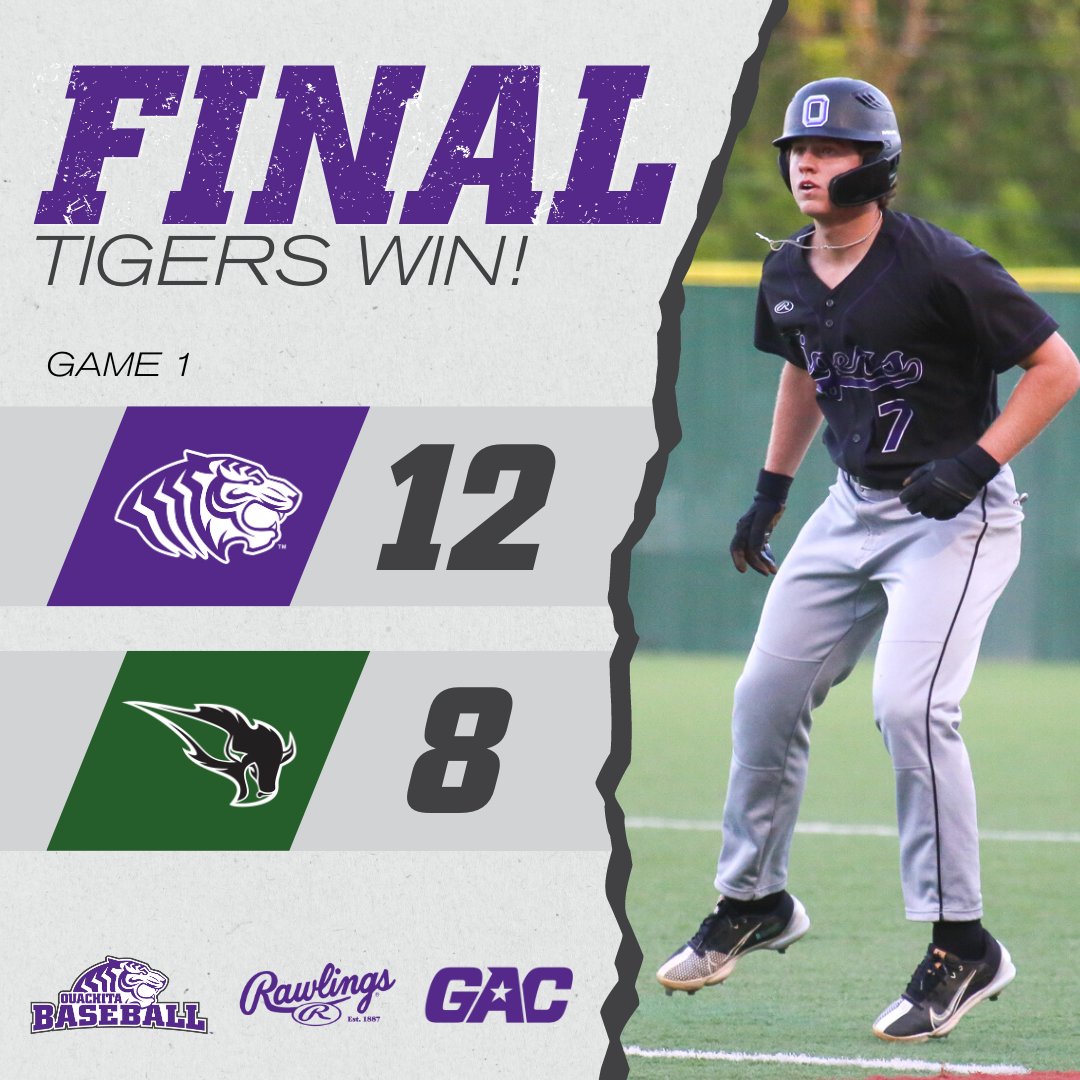 OuachitaBSB's tweet photo. Game 1 🐅

With today's victory, Cooper Timmons becomes just the 3rd Ouachita player to ever record 20 career wins!

#theGAC #BringYourRoar #RollTigs https://t.co/x3GHgKZwIR