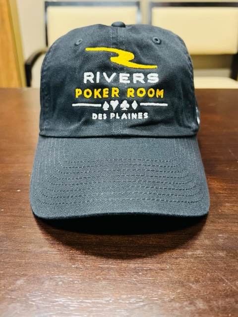 You could win this Rivers Poker Room hat today or tomorrow! Visit the Poker Room for full details.