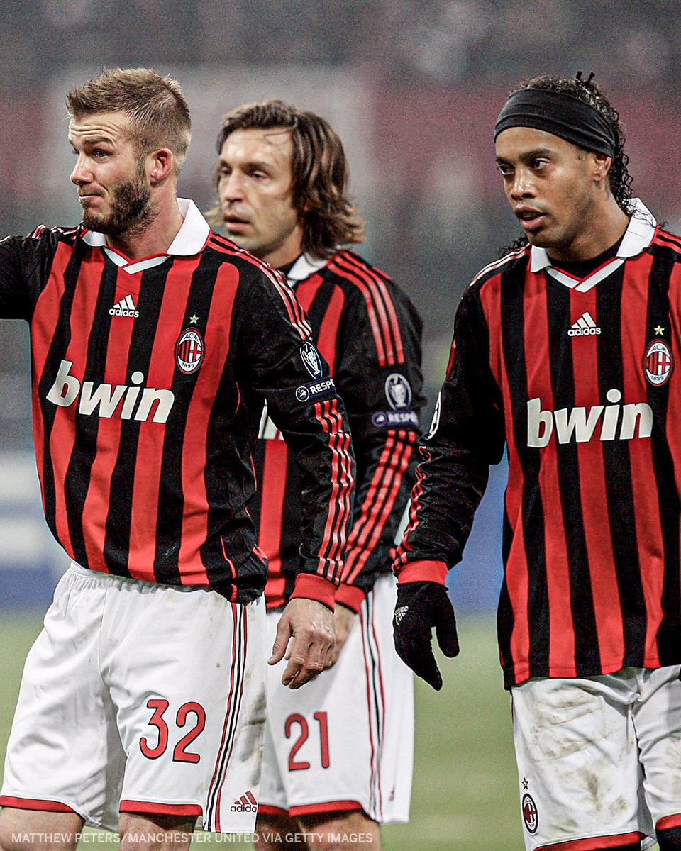 ESPNFC's tweet image. Never forget when AC Milan had three of the best free kick takers of all time on the same team 😳