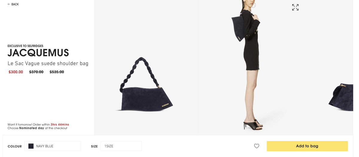 catchagem_'s tweet photo. Jacquemus shoulder bag reduced to £300 in the Selfridges sale (WAS: £535) 👛

ad: Add to cart here >> https://t.co/ucGLuPuG1y https://t.co/mzrMeXL9fF