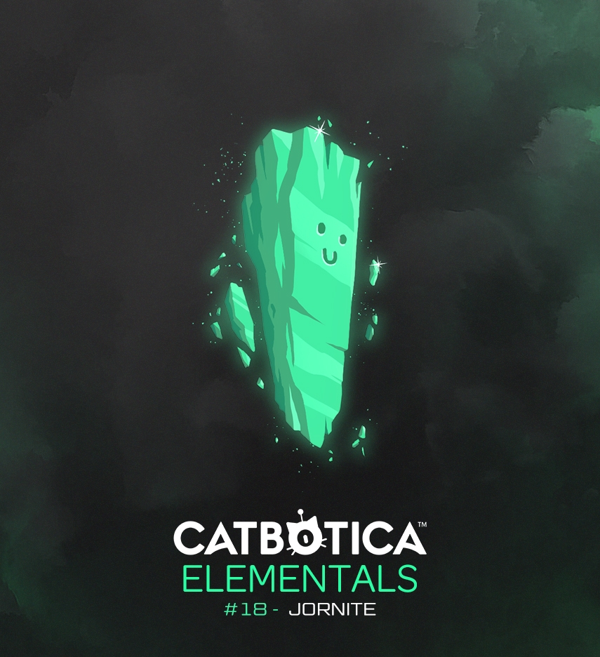 CATBOTICA's tweet photo. ELEMENTAL #18 - JORNITE
TYPE - "Effect" 

DESCRIPTION - Do not be fooled by the adorable nature of this Elemental.  Jornite may be cute, but it has a sinister silent side to it.  After some complaints by workers at Catbotica Industries, it was discovered that Jornite was emitting an ionizing radiation which displaces electrons in the cells of surrounding life, thus disrupting energy absorption, causing everyone around it to lose physical strength. 

FUNCTION / ABILITY - Reduces HP (Hit Points) of everything around the Catbot.

#CATBOTICA #REPLICATS #ELEMENTALS