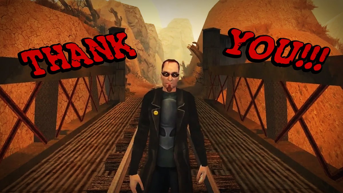 RWSstudios's tweet photo. 20 years of POSTAL 2, a game that is STILL relevant to this day thanks to this amazing community.

Now how can we repay you for your endless support... Hmm, how about if we provide a BIG update for the game very soon?

We'll provide more details as soon as we release it! https://t.co/NFbDAObFk0
