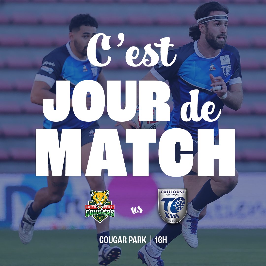 TOXIII's tweet photo. 🔥 𝗝𝗢𝗨𝗥 𝗗𝗘 𝗠𝗔𝗧𝗖𝗛 ⚡
🏉 9ème journée
🆚 @Cougarmania
📍 Cougar Park
⏰ 16h
#TOgether 🔵⚪

📷 Bernard RIEU https://t.co/HjG7tSmDyE